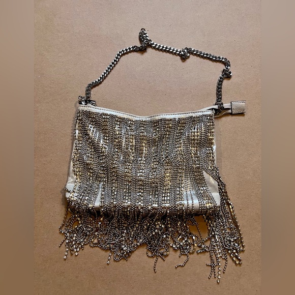 Zara Sparkly Shoulder Bag - Picture 1 of 6